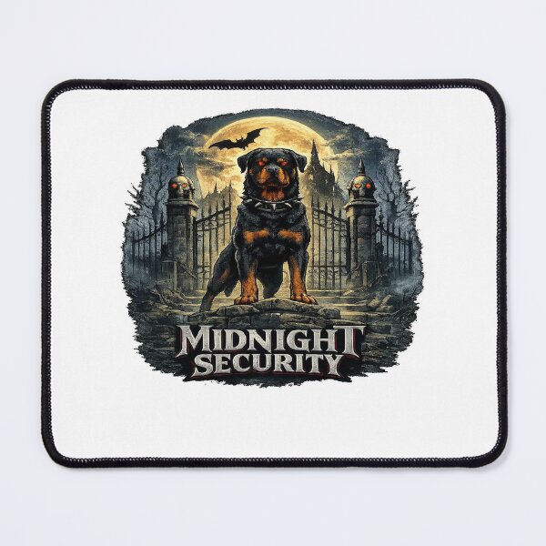 Item preview, Midnight Security Rottweiler Halloween Haunted House Dog designed and sold by KnrNazimTHRE4DS.