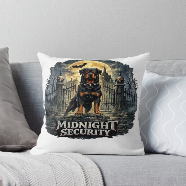 Item preview, Midnight Security Rottweiler Halloween Haunted House Dog designed and sold by KnrNazimTHRE4DS.