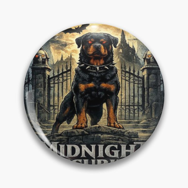 Item preview, Midnight Security Rottweiler Halloween Haunted House Dog designed and sold by KnrNazimTHRE4DS.
