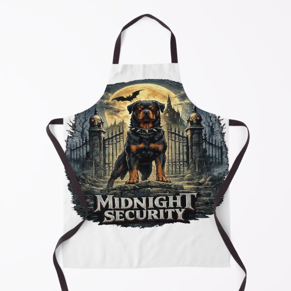 Item preview, Midnight Security Rottweiler Halloween Haunted House Dog designed and sold by KnrNazimTHRE4DS.