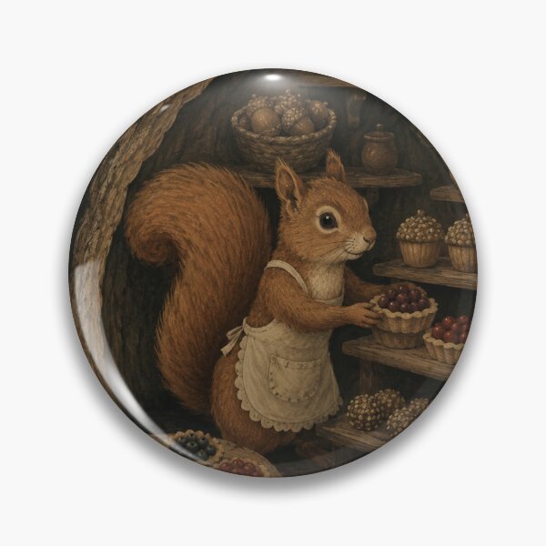 Item preview, Acorn Bakery - Cozy Cottage Woodland Squirrel designed and sold by bapupa.