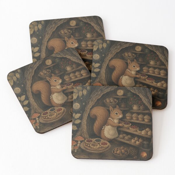 Item preview, Acorn Bakery - Cozy Cottage Woodland Squirrel designed and sold by bapupa.