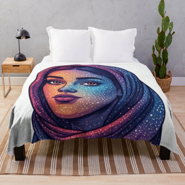 Item preview, Cosmic beauty of a young woman's face designed and sold by Mianku | Für das Leben.