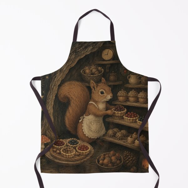 Item preview, Acorn Bakery - Cozy Cottage Woodland Squirrel designed and sold by bapupa.