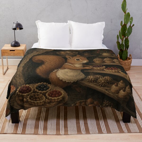 Item preview, Acorn Bakery - Cozy Cottage Woodland Squirrel designed and sold by bapupa.