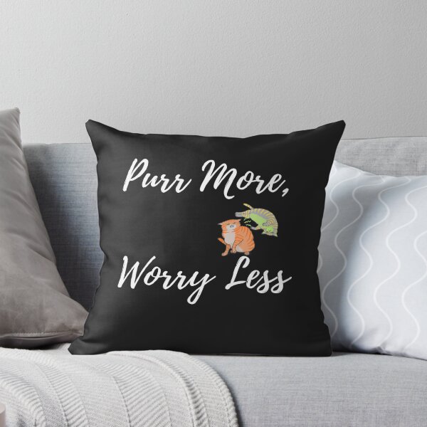 Item preview, Purr More, Worry Less designed and sold by Bubpat.