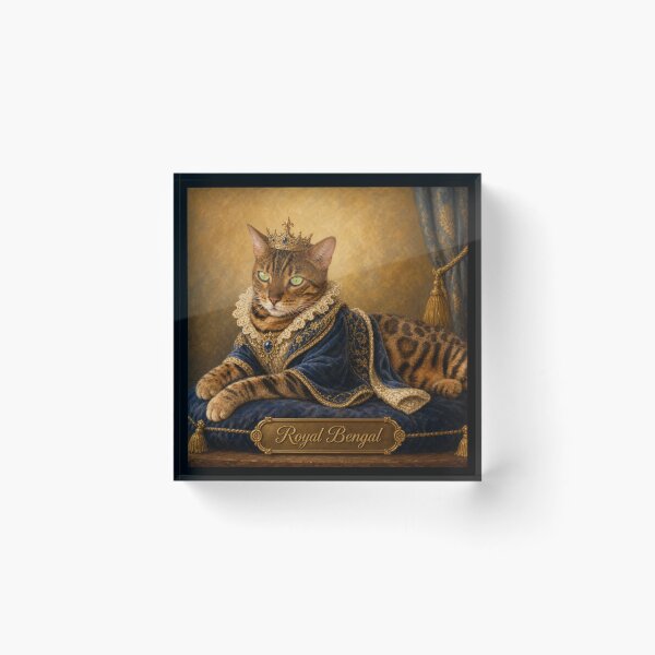 Item preview, Royal Bengal – Majestic King Cat Portrait designed and sold by Bengoer18.