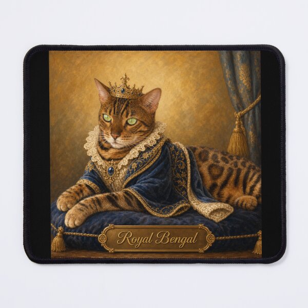 Item preview, Royal Bengal – Majestic King Cat Portrait designed and sold by Bengoer18.