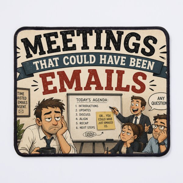 Item preview, Meetings That Could Have Been Emails – Funny Office Humor designed and sold by SlanPOD.