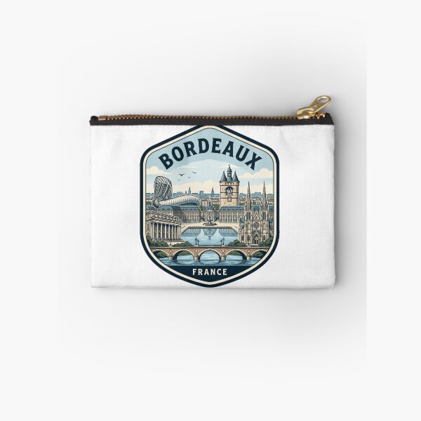 Item preview, Bordeaux France Vintage Skyline Travel Badge designed and sold by k3rstman1.