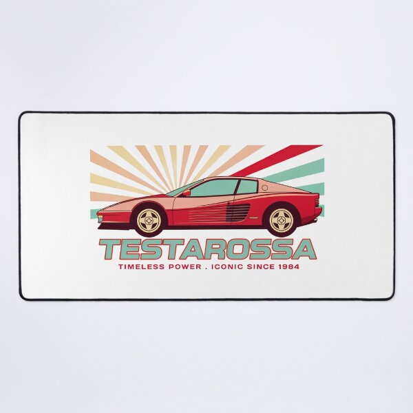 Item preview, Ferrari Testarossa | Retro 80s Supercar Timeless Power designed and sold by Auto apparel.