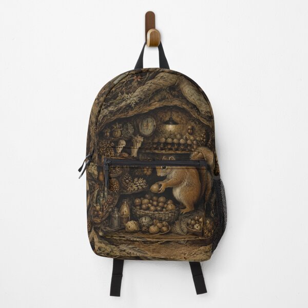 Item preview, Autumn Storeroom - Cozy Cottage Woodland Squirrel designed and sold by bapupa.