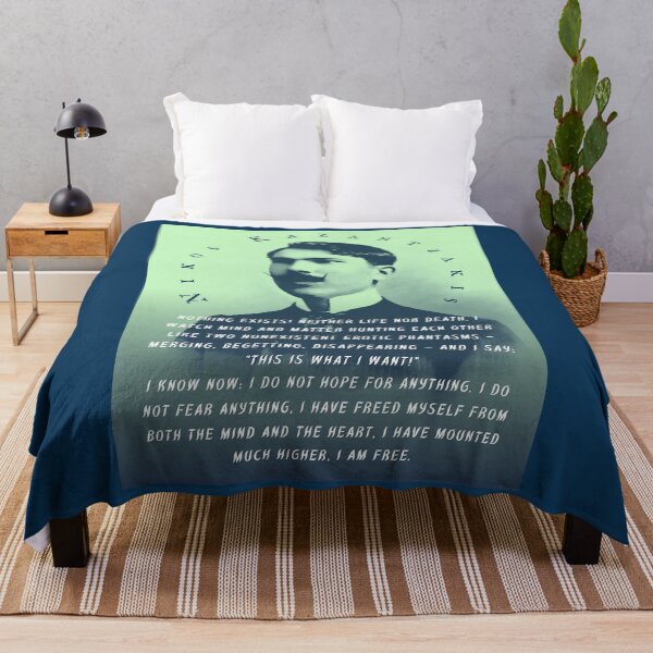 Item preview, Nikos Kazantzakis quote: Nothing exists! Neither life nor death. I watch mind and matter hunting each other like two nonexistent erotic phantasms designed and sold by artbleed.