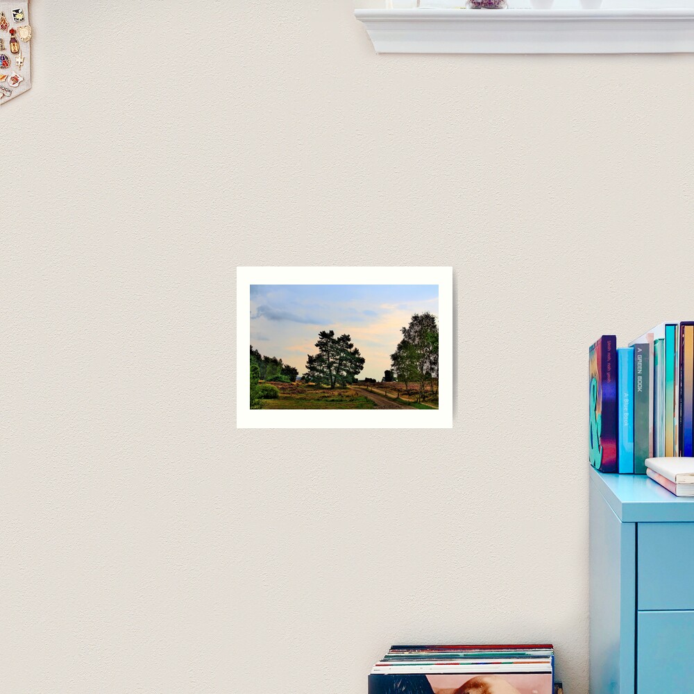 Heideweg Art Print