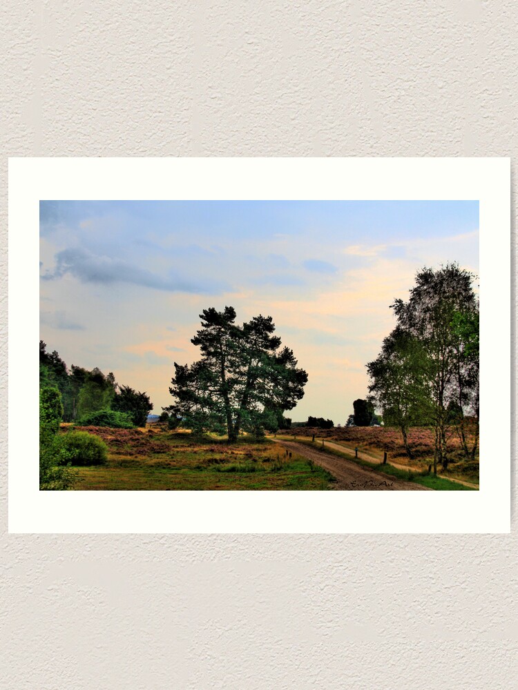 Alternate view of Heideweg Art Print