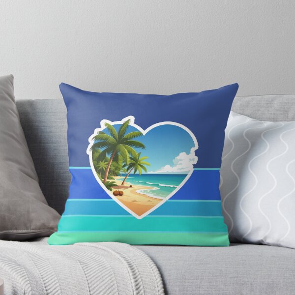 Item preview, Tropical Beach Palm Tree and Coconuts Retro Beach Vibes designed and sold by Beachy.