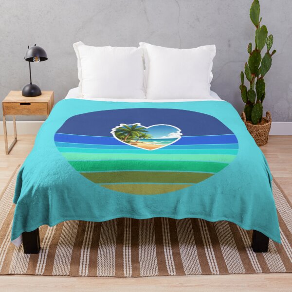 Item preview, Tropical Beach Palm Tree and Coconuts Retro Beach Vibes designed and sold by Beachy.