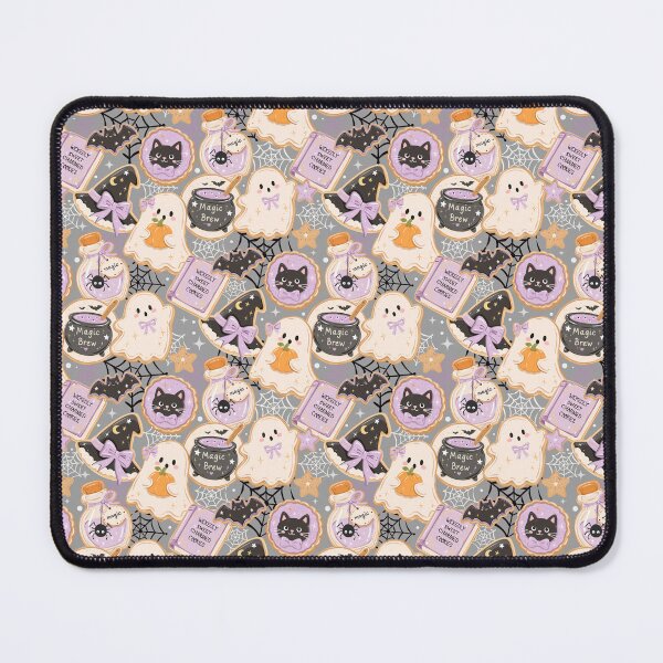 Item preview, Cute Halloween Charmed Cookies | Pastel Witchy Baking & Spooky Bookish Pattern designed and sold by Sunnyneststudio.