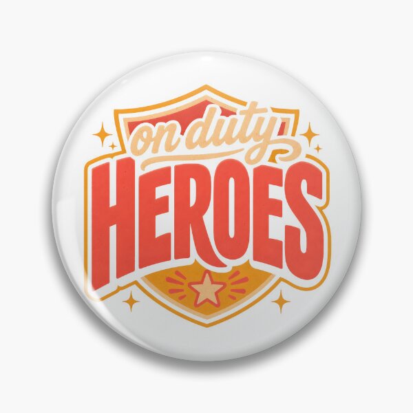 Item preview, Heroes on duty in red designed and sold by GingerBest.