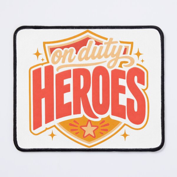 Item preview, Heroes on duty in red designed and sold by GingerBest.