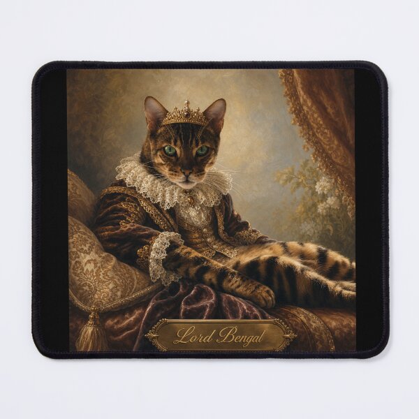 Item preview, Lord Bengal – Aristocratic Bengal Cat Portrait designed and sold by Bengoer18.