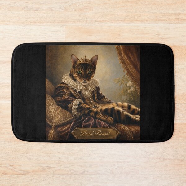 Item preview, Lord Bengal – Aristocratic Bengal Cat Portrait designed and sold by Bengoer18.