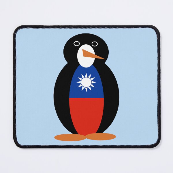 Item preview, Taiwan China Ms. Penguin – Cute Taiwanese Flag Penguin Design designed and sold by AuntieShoe.