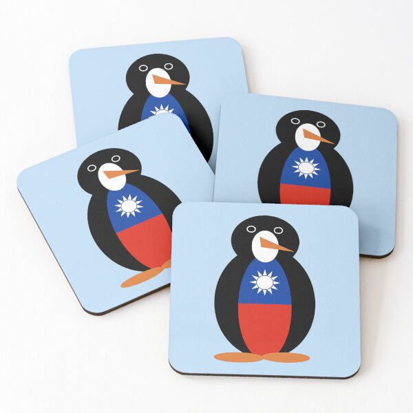 Item preview, Taiwan China Ms. Penguin – Cute Taiwanese Flag Penguin Design designed and sold by AuntieShoe.