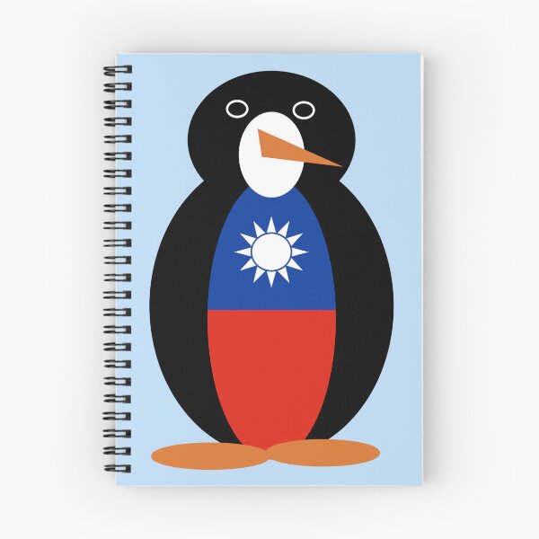 Item preview, Taiwan China Ms. Penguin – Cute Taiwanese Flag Penguin Design designed and sold by AuntieShoe.