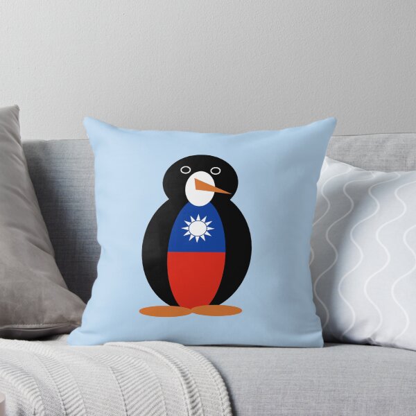 Item preview, Taiwan China Ms. Penguin – Cute Taiwanese Flag Penguin Design designed and sold by AuntieShoe.