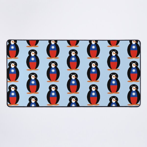 Item preview, Taiwan China Ms. Penguin – Cute Taiwanese Flag Penguin Design designed and sold by AuntieShoe.