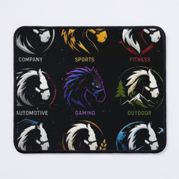Item preview, Tribal Horse Logo Collection & Badges designed and sold by DKSH1234.