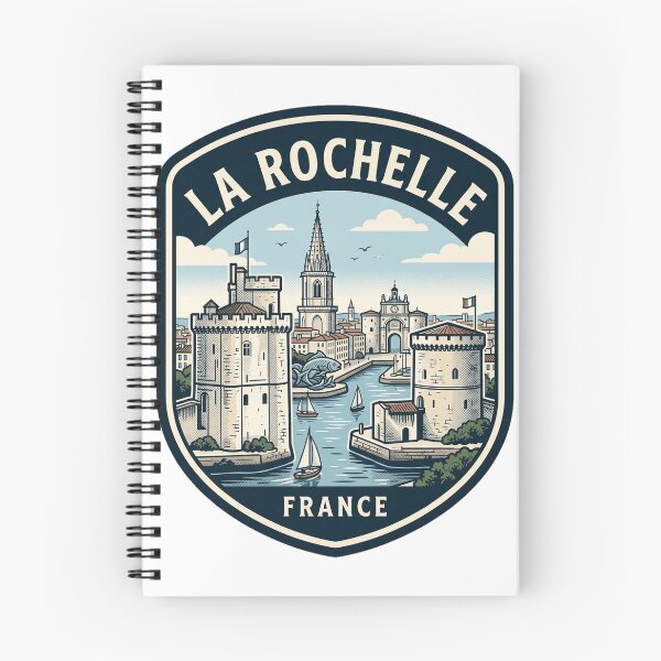 Item preview, La Rochelle France Vintage Harbor Travel Badge designed and sold by k3rstman1.