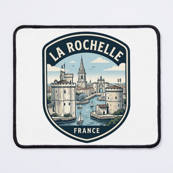 Item preview, La Rochelle France Vintage Harbor Travel Badge designed and sold by k3rstman1.