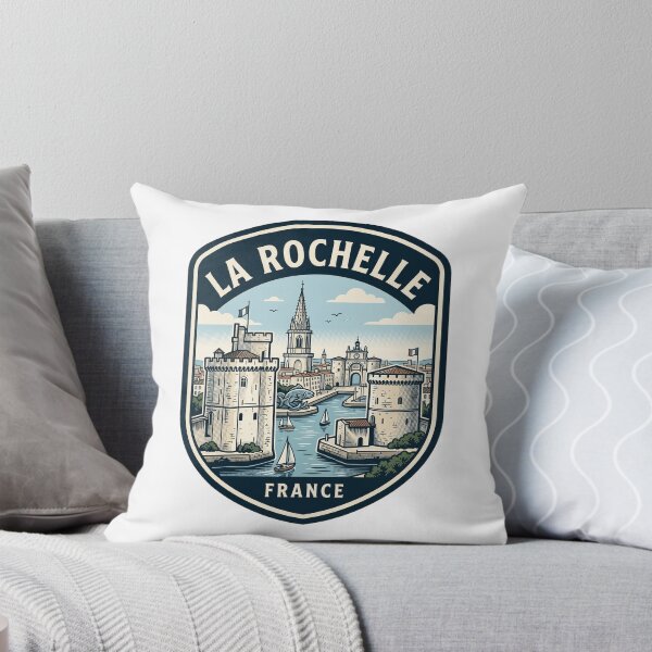 Item preview, La Rochelle France Vintage Harbor Travel Badge designed and sold by k3rstman1.