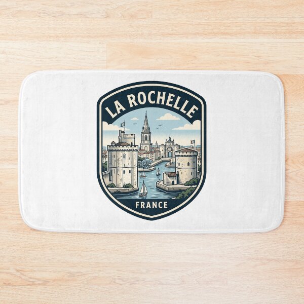 Item preview, La Rochelle France Vintage Harbor Travel Badge designed and sold by k3rstman1.