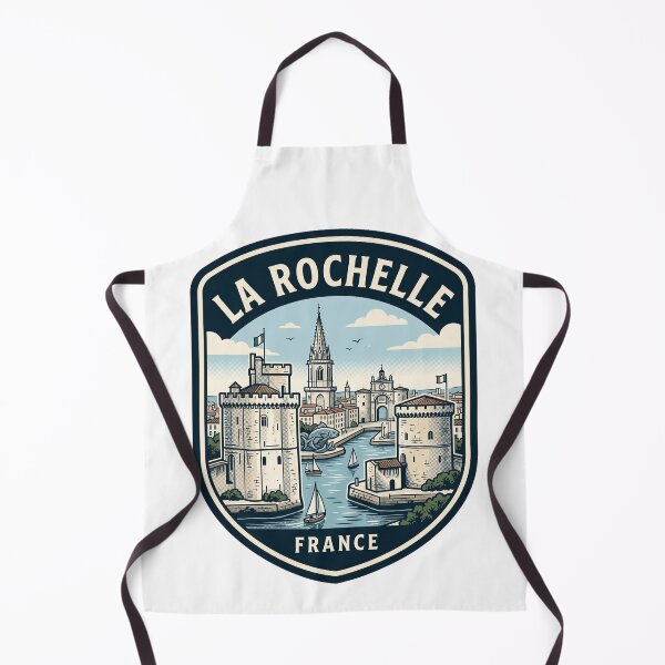 Item preview, La Rochelle France Vintage Harbor Travel Badge designed and sold by k3rstman1.