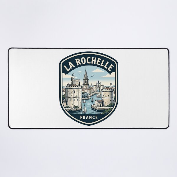 Item preview, La Rochelle France Vintage Harbor Travel Badge designed and sold by k3rstman1.