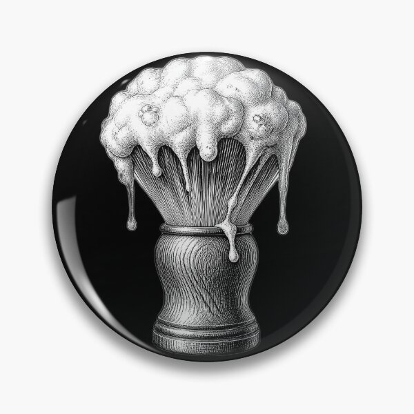 Item preview, Vintage Barber Shaving Brush Engraving Art designed and sold by Barber MD Culture.