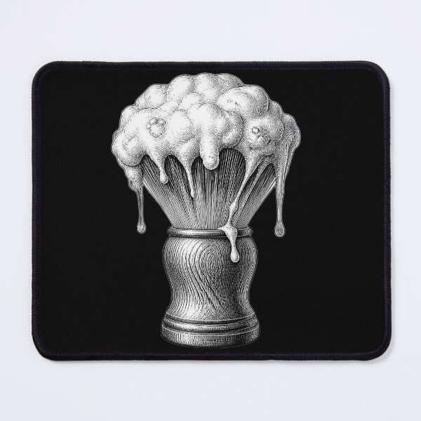 Item preview, Vintage Barber Shaving Brush Engraving Art designed and sold by Barber MD Culture.