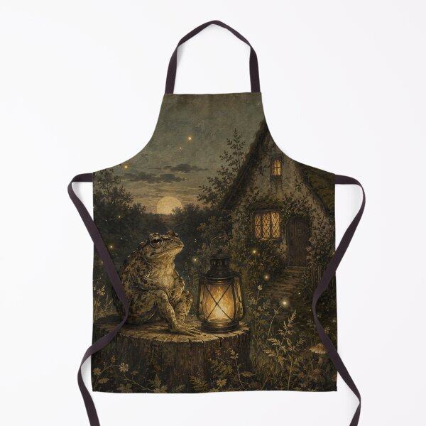 Item preview, Lantern at Dusk - Cozy Cottage Woodland Toad designed and sold by bapupa.