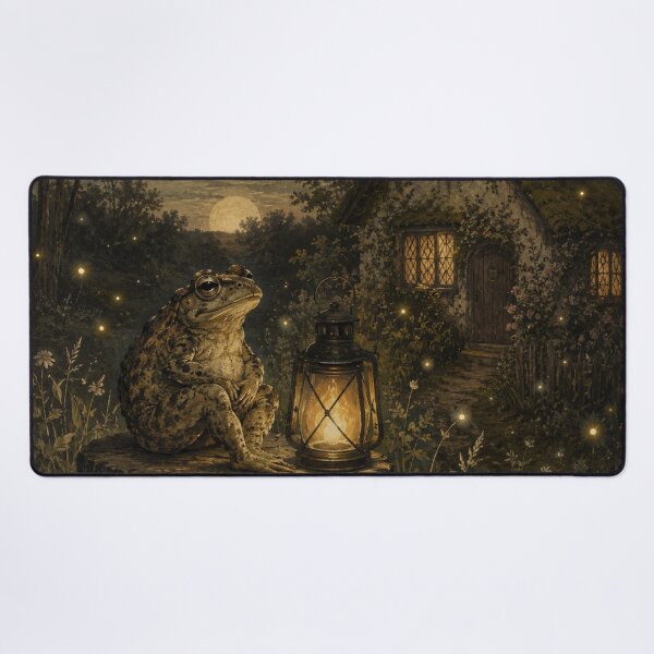 Item preview, Lantern at Dusk - Cozy Cottage Woodland Toad designed and sold by bapupa.