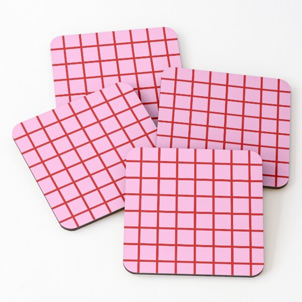Item preview, Pink Red Gingham Checkered Seamless Pattern designed and sold by jianina-alondra.