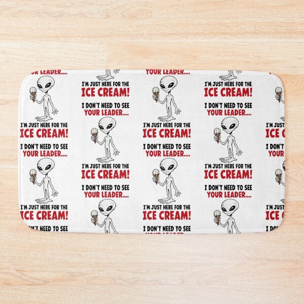 Item preview, Funny Alien Ice Cream Cartoon designed and sold by Mad Axle Studios.