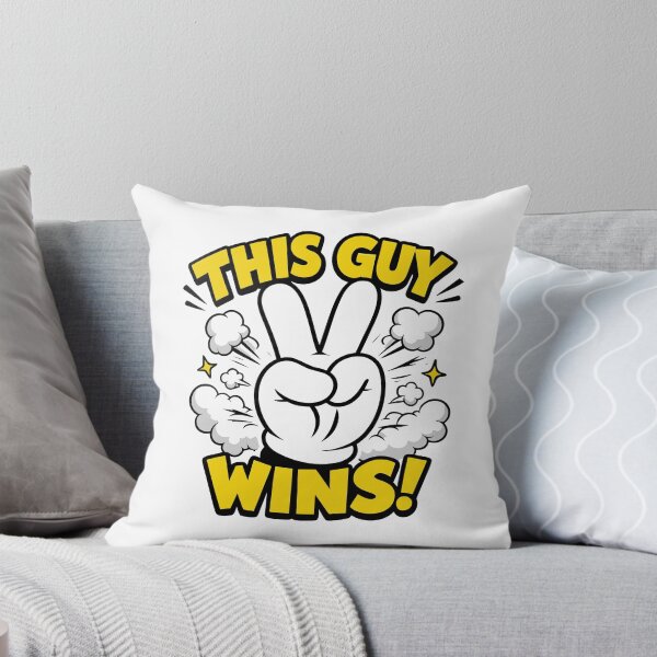 Item preview, This Guy Wins - Victory Gesture - Motivational Success Celebration designed and sold by charlypicazo.