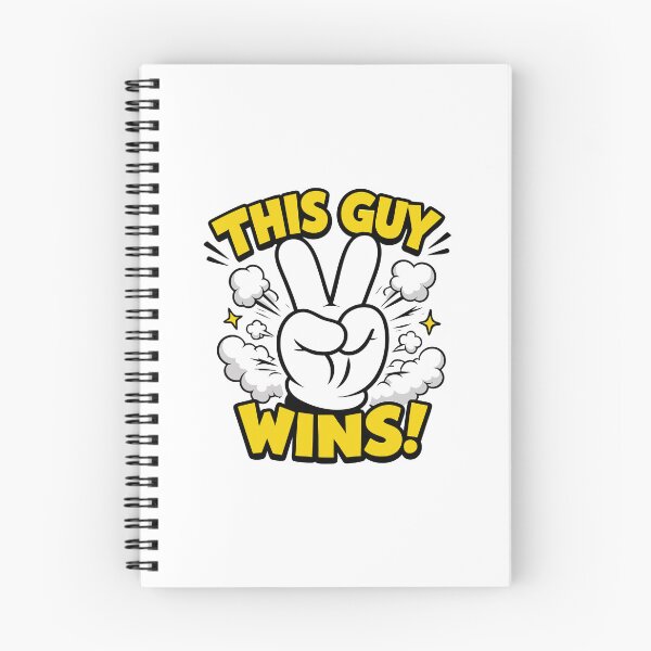 Item preview, This Guy Wins - Victory Gesture - Motivational Success Celebration designed and sold by charlypicazo.