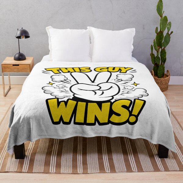 Item preview, This Guy Wins - Victory Gesture - Motivational Success Celebration designed and sold by charlypicazo.