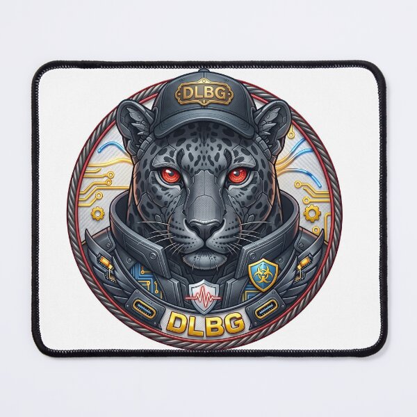 Item preview, Cybernetic Jaguar Badge – Techno Beast by DLBG designed and sold by DLBG-STORE.