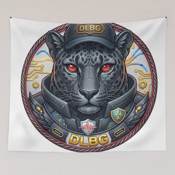 Item preview, Cybernetic Jaguar Badge – Techno Beast by DLBG designed and sold by DLBG-STORE.
