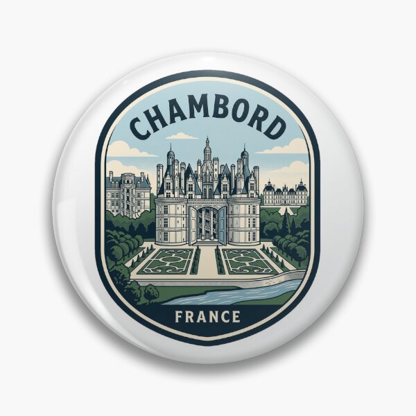 Item preview, Chateau de Chambord France Vintage Travel Badge designed and sold by k3rstman1.